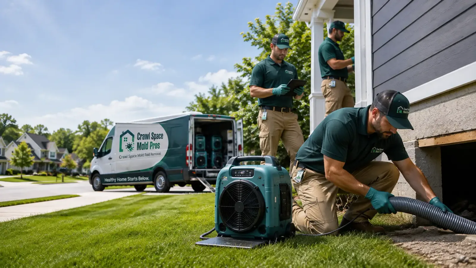 Crawl Space Mold Removal in Myersville, MD